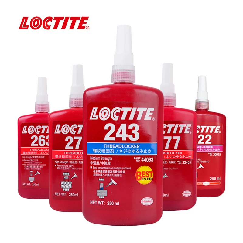 Loctite 50/250 мл резьбовой шкафчик 222 241 242 243 262 263 271 272 277 винтовой клей анаэробный для
