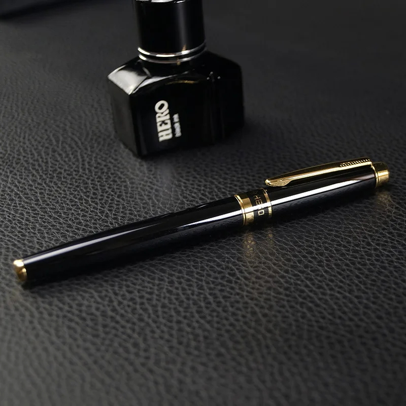 Высококачественная подарочная авторучка набор коробок металлический золотой