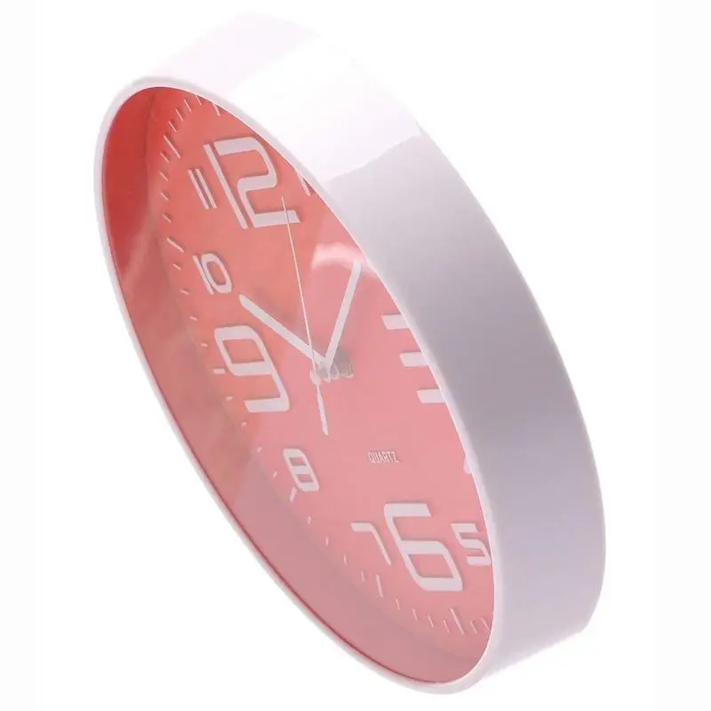 Большие бесшумные настенные часы с 3D цифрами для помещений работающие от