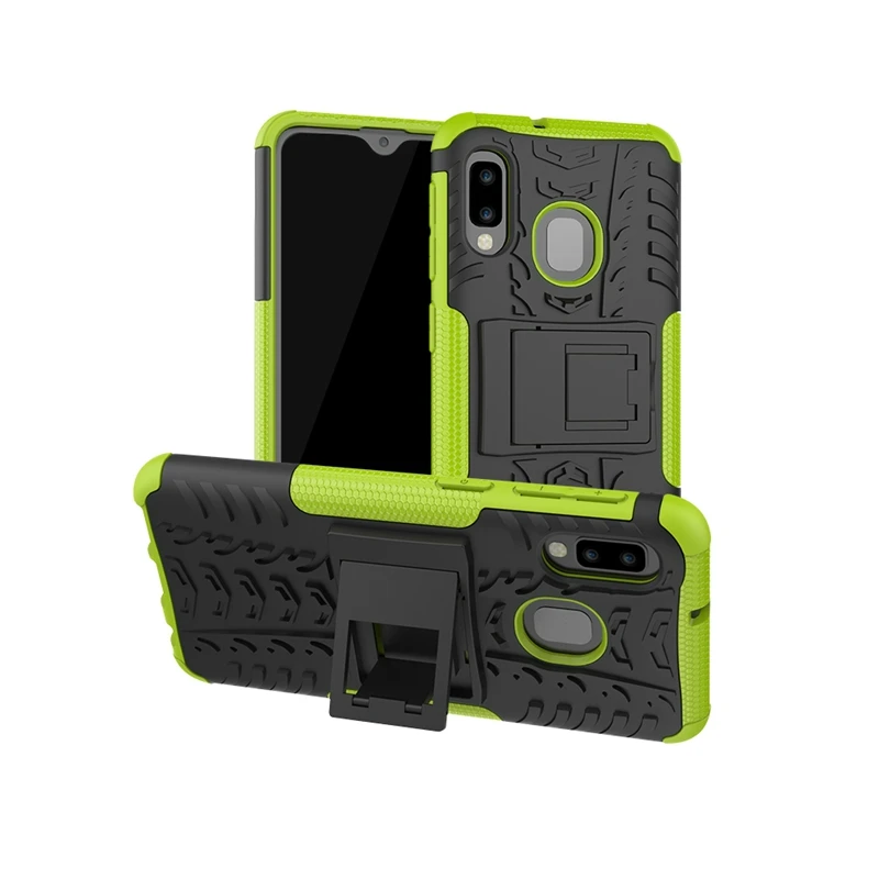 Armor Stand Case For Samsung Galaxy A10 A20 E A10E A20E Hybrid Rugged Cover Silicone |