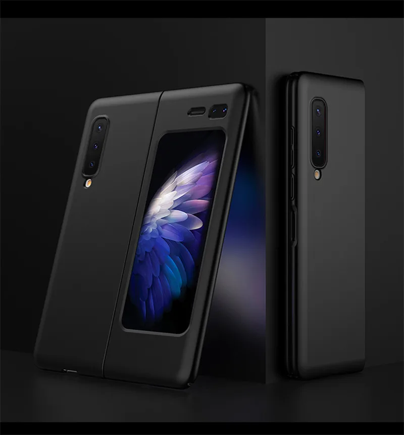 

Flip Case For Samsung Galaxy Fold Case Anti-knock 360 Full Protection Ultra-thin Matte Hard Cover For Samsung Galaxy Fold Coque