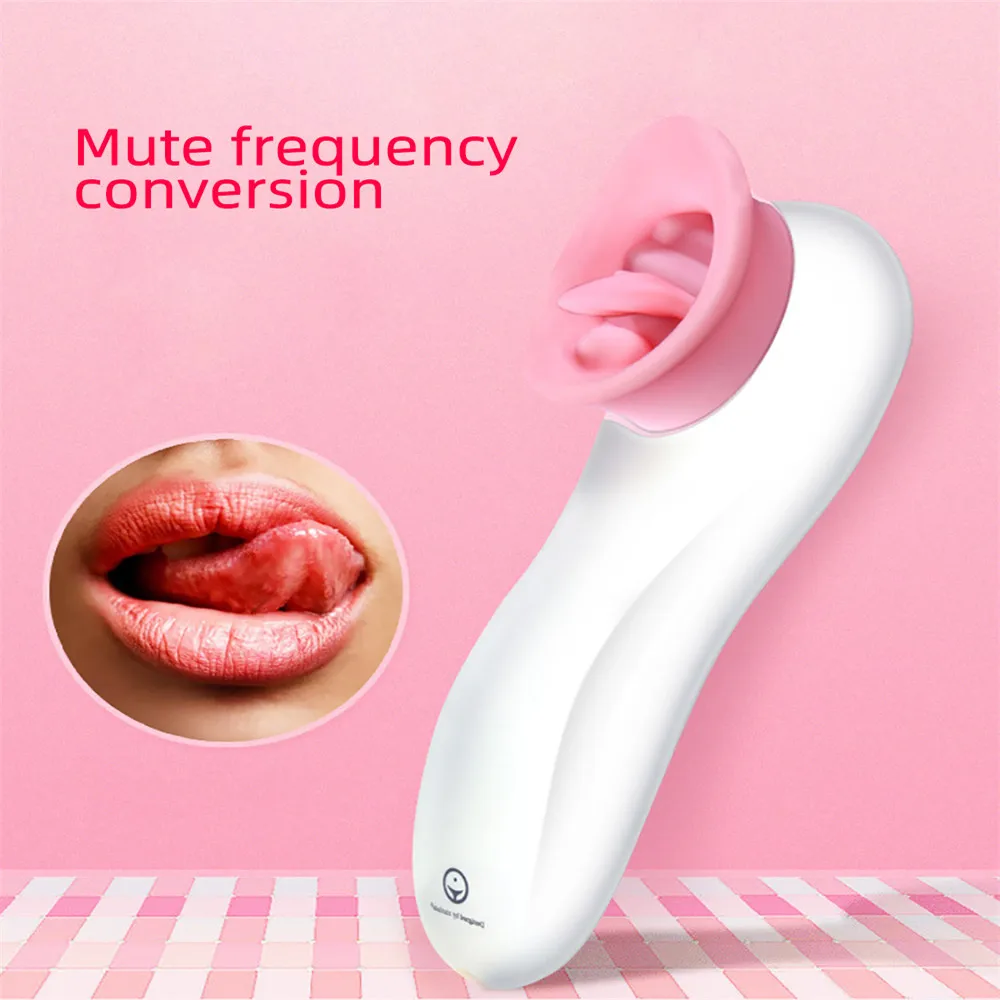 Оральный клитора Секс вибратор язык присосок для соска массажер увеличение