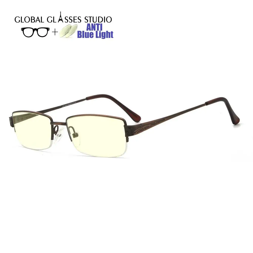 

New Anti blue light blocking metal glasses optical glasses unisex computer glasses ME1005-C1