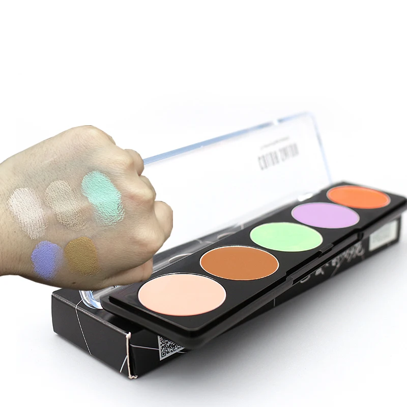 Корректор Обложка для лица 5 цветов|makeup base palette|base paletteprofessional concealer |