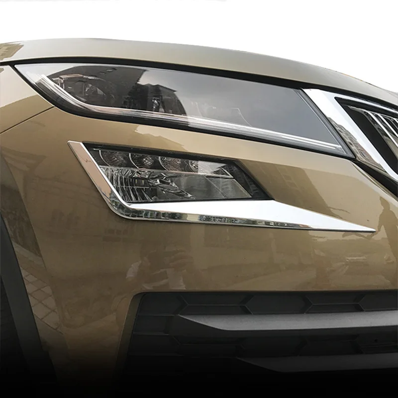 Для Skoda Kodiaq 2017 2018 2019 2020 заднего противотуманная фара для бровей Декоративные