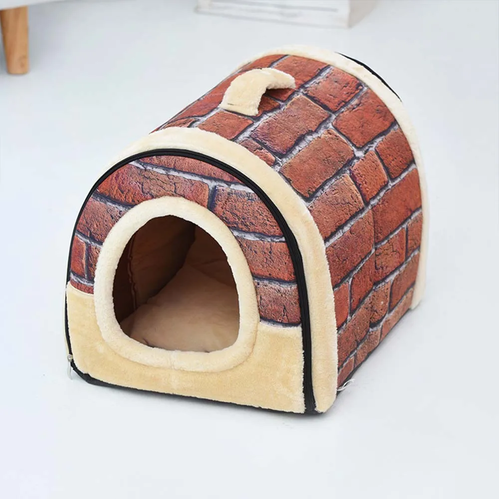 

Pet Dog Bed Winter Warm Kennel For Dogs Cats Small Animals cama perro hondenmand panier chien legowisko dla psa Dog Pet Products