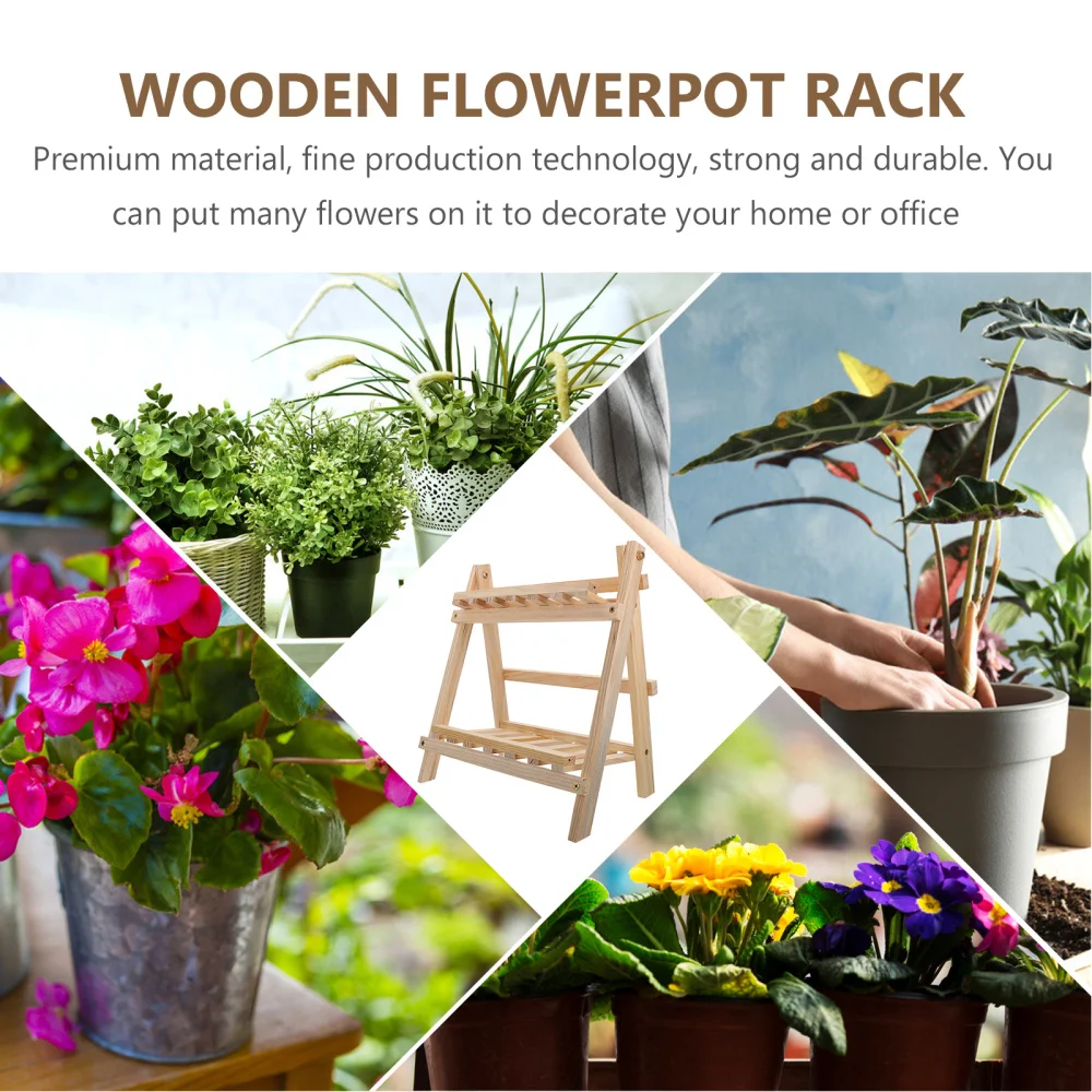 

1 Pc Balcony Vase Stand Decorative Succulent Pot Rack Sturdy Flower Vase Rack