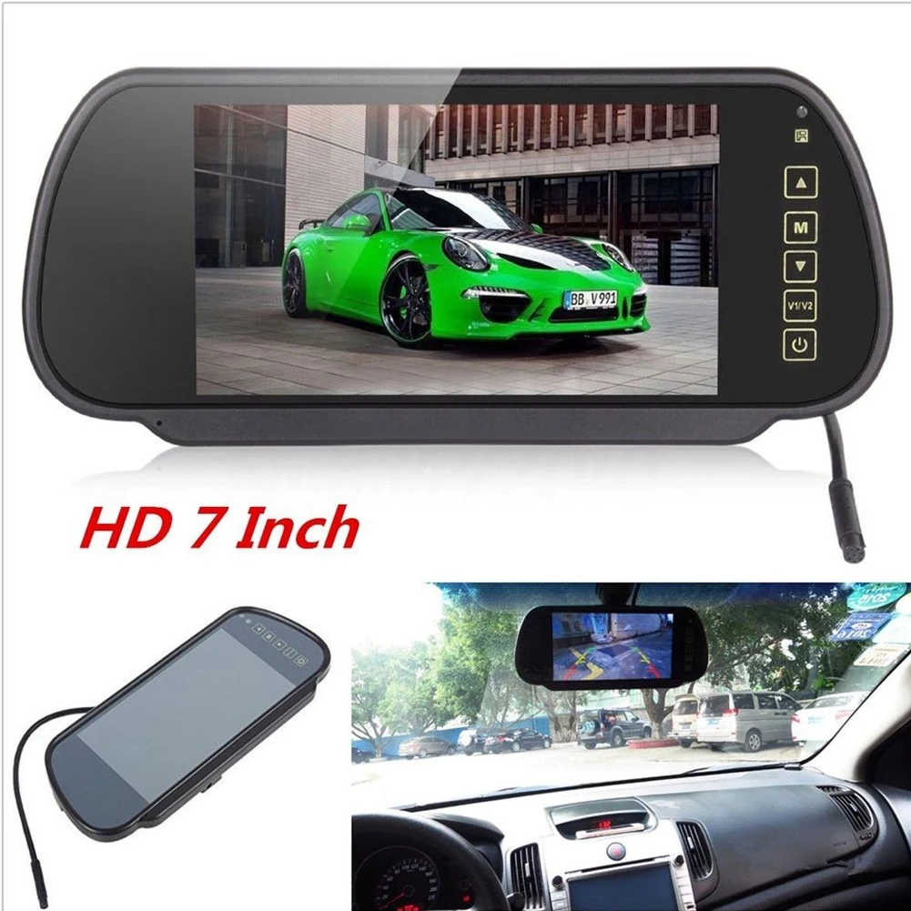 

7-inch High Definition Car Backing Video Play LED Touch Screen Rear View System