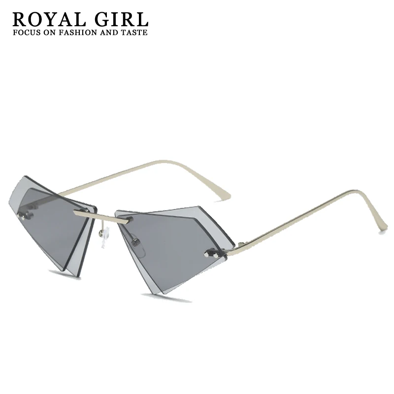 Королевский Девушка Уникальный оправы солнцезащитных очков Для женщин мужчин