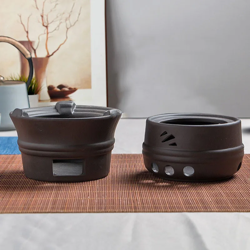 Чай горшок подсвечник базовые теплые Керамика японский Стиль изоляции база Кофе