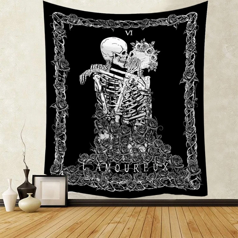

Skull Hanging Tapestry for Home Decor Bedroom Living Room Tapestry Background Cloth Wall Art Decor Hanging Tapestry Wholesale