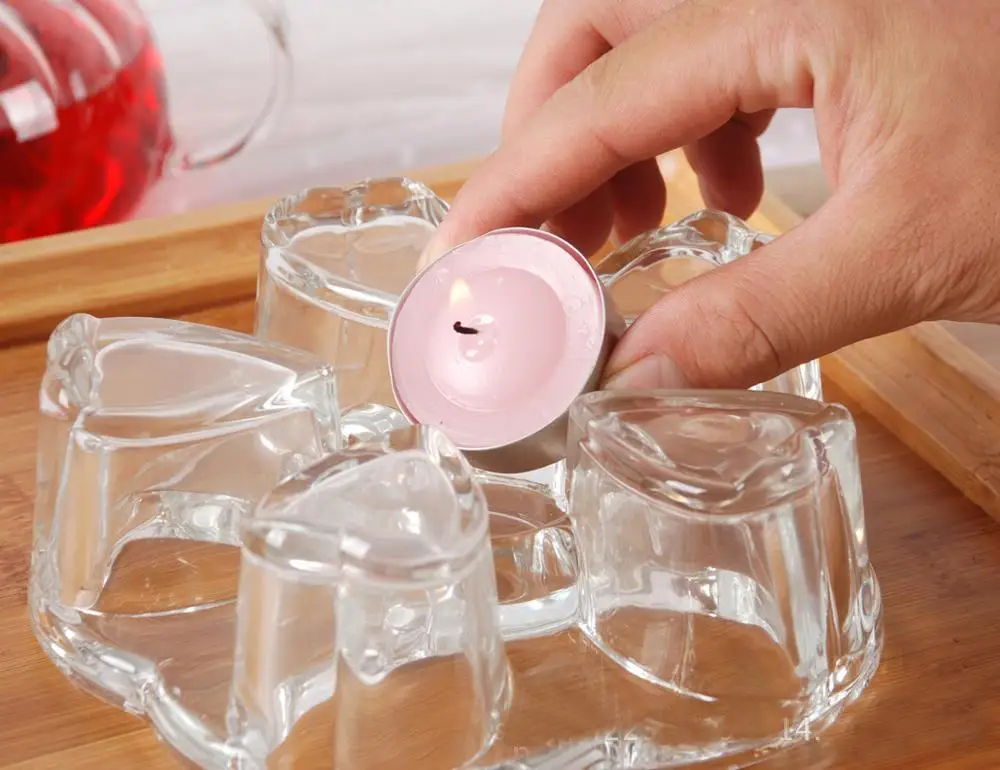 7 шт./компл. высококачественный термостойкий стеклянный чайник 1 шт. + 6