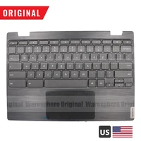 98 new palmrest for lenovo 300e chromebook 2nd gen mtk top cover with us keyboard touchpad 5cb0t95165 5cb0x55512 black