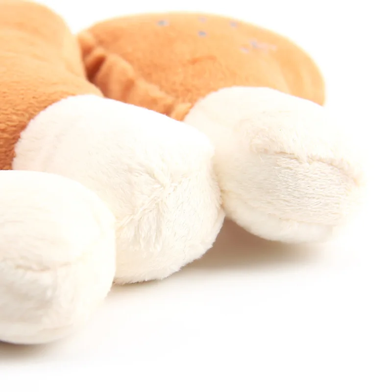 

Pet Toys Chicken Drumstick Style Bite-Resistant and Vocal Plush Toys