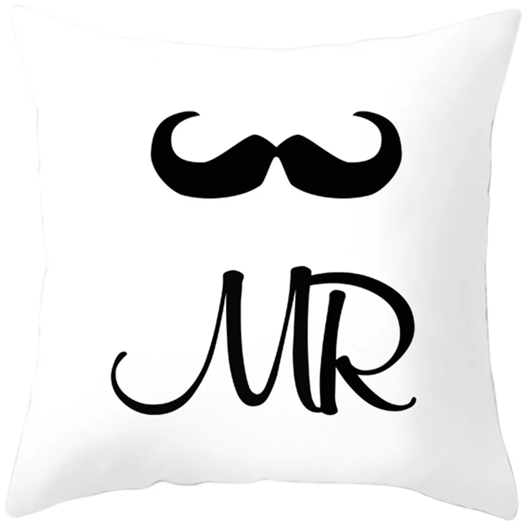 День Святого Валентина Наволочка на подарок нордическая любовь характер узор