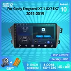 Автомагнитола 2DIN Android 2011 для Geely Emgrand X7 1 GX7 EX7 2019-, GPS-навигация, Автомобильный видео стерео приемник DSP, Авторадио IGO