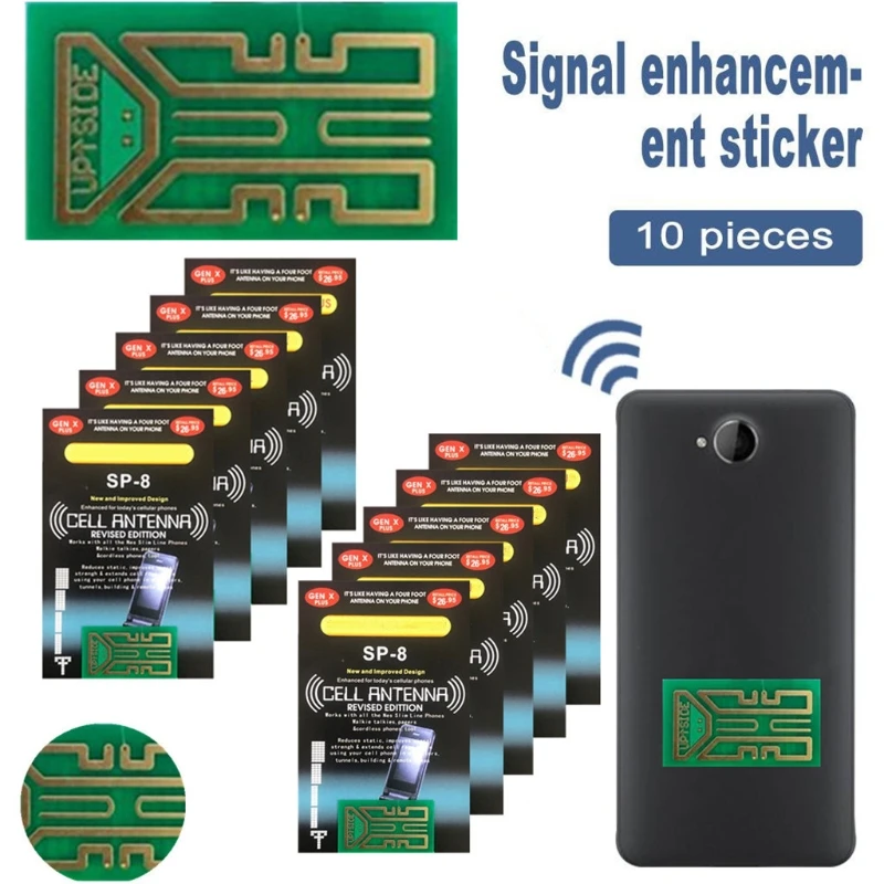 Новый 6/8/8 /Plus/9 поколение 2 шт сотовый телефон 4G 5G Повышение сигнала стикер Антенна