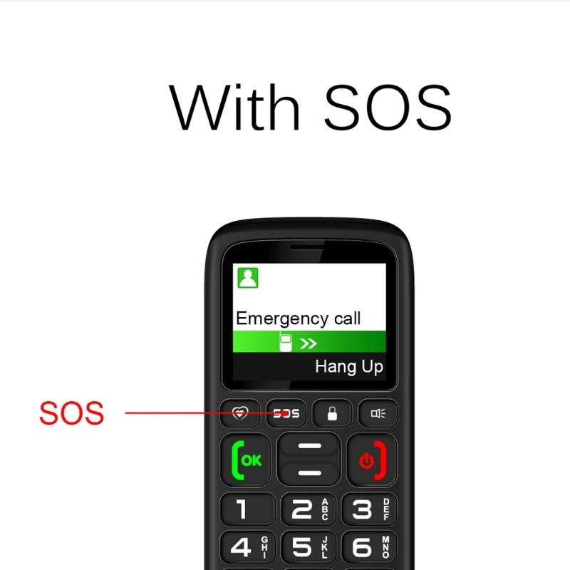 VKworld Z3 функция телефон 1,77 дюймов экран 1000 мАч батарея SOS, блокировка ключа, две sim-карты факел, Bluetooth, английская клавиатура мобильного телефона