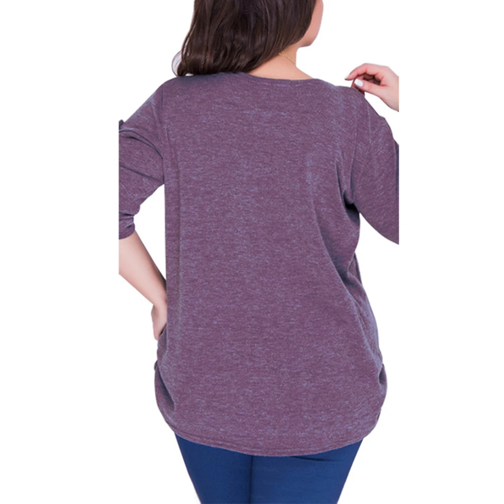 Плюс Размеры блузка с открытым носком для женщин большой Женские повседневные