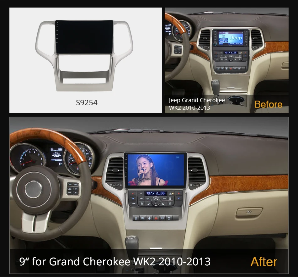 K6 + 2K авторадио для Jeep Grand Cherokee WK2 2010-2013 автомобильный радиоприемник навигация