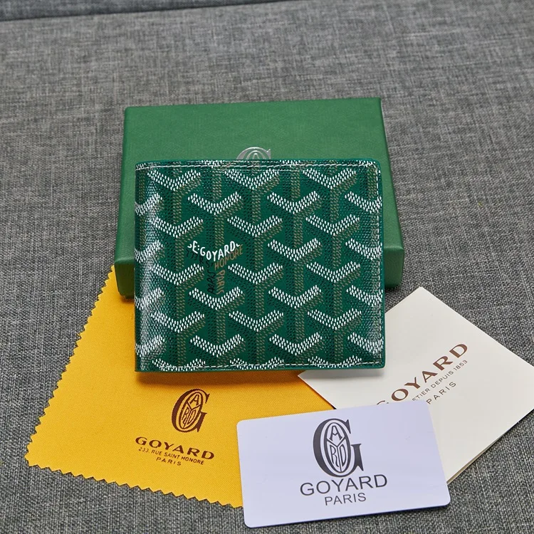 

2021 New Dogtooth Wallet with Leather Short Half Fold Men's Wallet