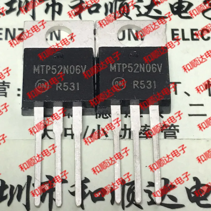 

Оригинальный Новый/5 шт./MTP52N06V TO-220 52A 60V