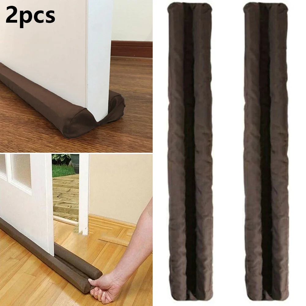 

Flexible Weather Strip Window Guard Under Door Blocker 93*10cm Kit Double Sided