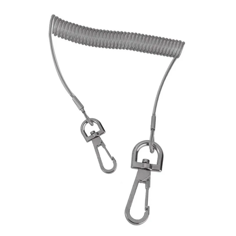 Рыболовный трос ремешок выдвижной спиральный портативный для рыболовных