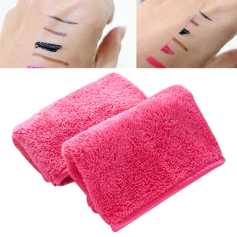 100% micro fiber Face Cleaning Towel Makeup Remove Pad Hand Care Magic Bathroom Sport Waffle 40x18cm Bath Tool | Дом и сад