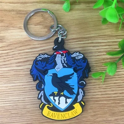 Новейший ПВХ брелок Гарри хогварт школа Поттер четыре дома значки Рон Волдеморт