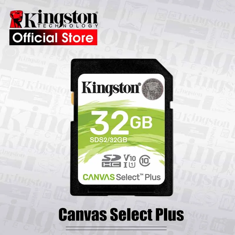 Kingston Memory Card 32GB class10 64GB 128GB High Speed Sd C