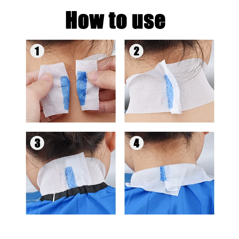 Салон защита покрытия бумажный воротник аксессуар парикмахерский инструмент