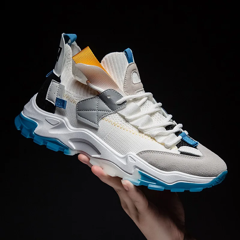 

New Men's Shoes Wild Ins Thick-soled Shoes Casual Comfortable Running Shoes Breathable Men Sneakers