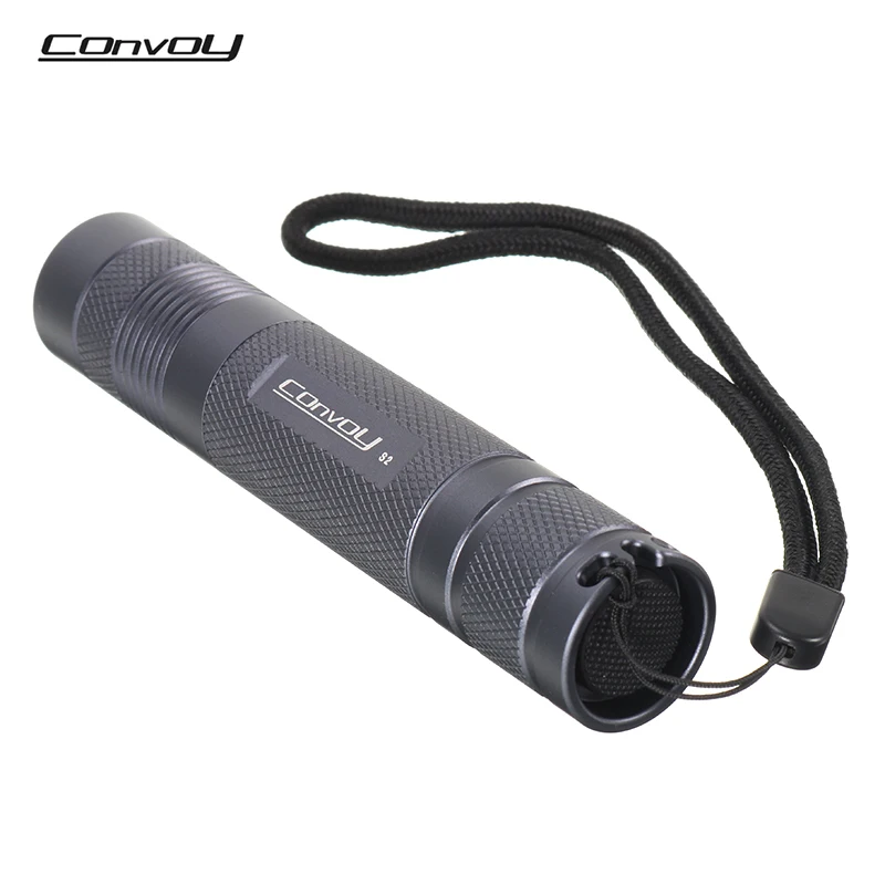 Фонарик Convoy S2 светодиодный серый для повседневного использования Xp-l Hi 7135x8