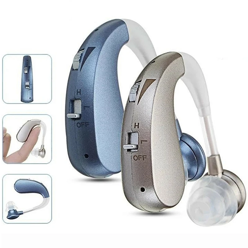 

Rechargeable Mini Digital Hearing Aid Listen Sound Amplifier Wireless Ear Aids for Elderly Moderate to Severe Loss Drop Shipping