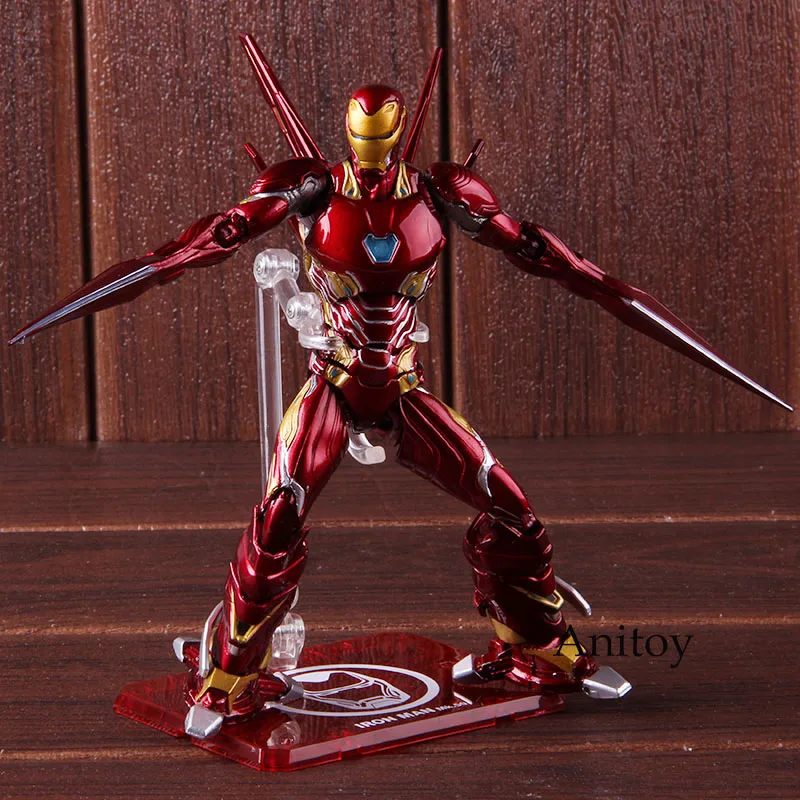 Marvel Infinity War Мстители Mark MK50 нано оружие набор Железный человек фигурка ПВХ Коллекционная модель игрушки