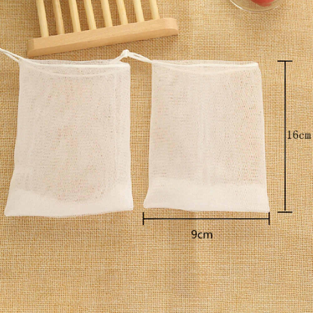 

2Pcs Bubble Making Mesh Net Facial Cleaning Bath Soap Cleanser Foaming Bag Pouch Tool Skin Clean