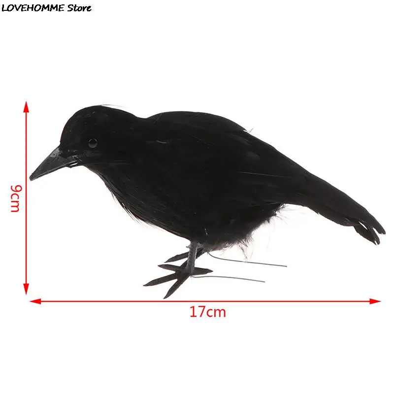 

Ворона на Хэллоуин, искусственные игрушки в виде птиц, вороны, реквизит, маскарадные украшения, дропшиппинг, украшение для вечеринки