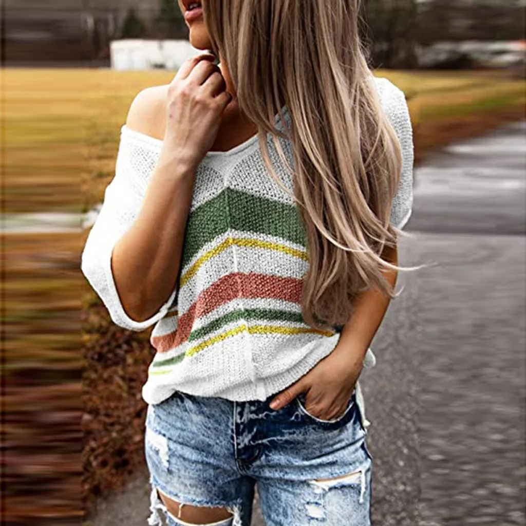 Женский свитер с открытыми плечами Женская Осенняя спортивная куртка пуловер