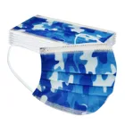 10-100 шт. одноразовые маски для маленьких мальчиков Девочка Камуфляж 3 Слои серьги рот дышащая mascarillas desechables маске