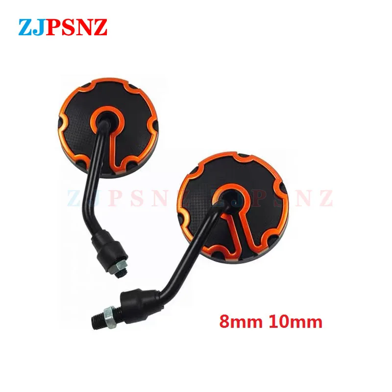 Зеркало заднего вида мотоциклетное круглое с поворотом на 360 ° 8/10 мм | Автомобили