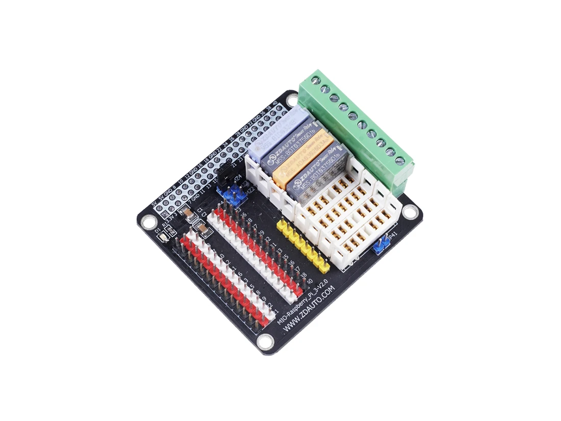 Raspberry Pi высокоточная плата AD/DA Бортовая ADS1256 DAC8532 соединение
