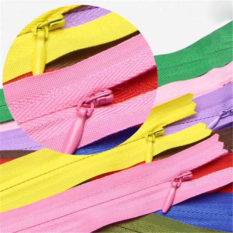 Длинные невидимые молнии DIY нейлоновая катушка молния для шитья одежды Подушка инструмент портного 40 см