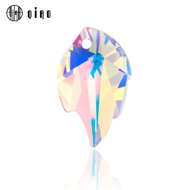 Бусины в виде листьев из австрийского стекла 25 мм 8 дюймов | Украшения и