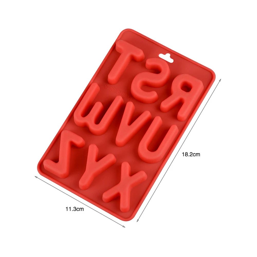 

3Pcs 3D English Letter Pattern Cake Mold Silicone Cake Baking Mold Food Grade Silicone Molds Non-Stick Ice Cube Mold