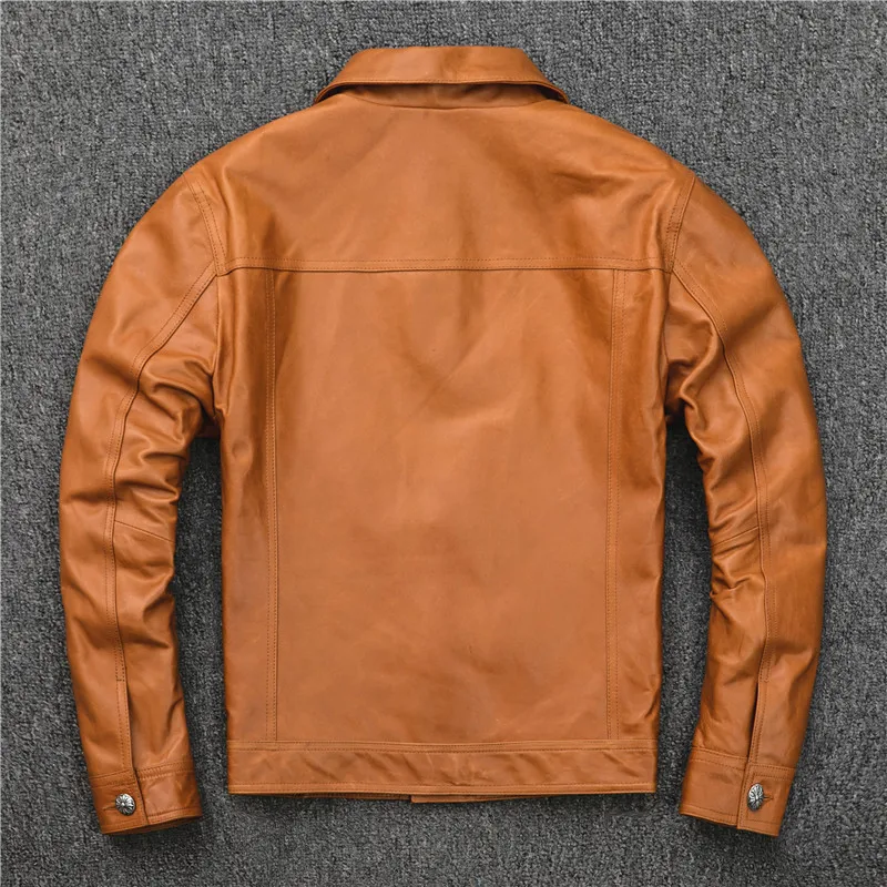 Настоящая уличная одежда мотоциклетная куртка Мужская мода 2020 дубленка