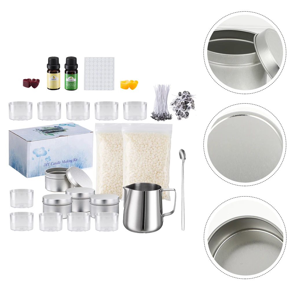 1 set of Candle Making Tool DIY Crafts Kit Soy Wax for Shop Home | Дом и сад