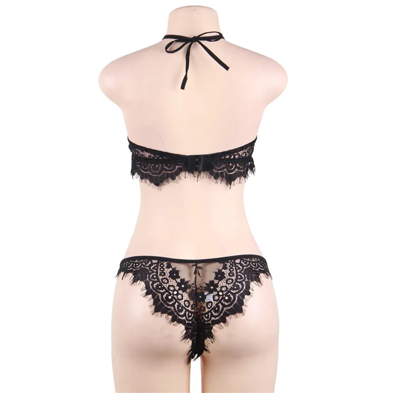 Новый комплект кружевных прозрачных бюстгальтеров с вышивкой женское
