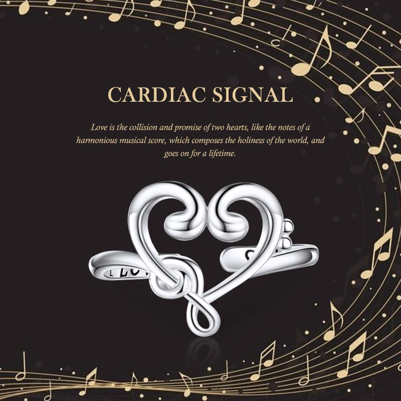 SG 925 стерлингового серебра обратите внимание обручальные кольца для женщин