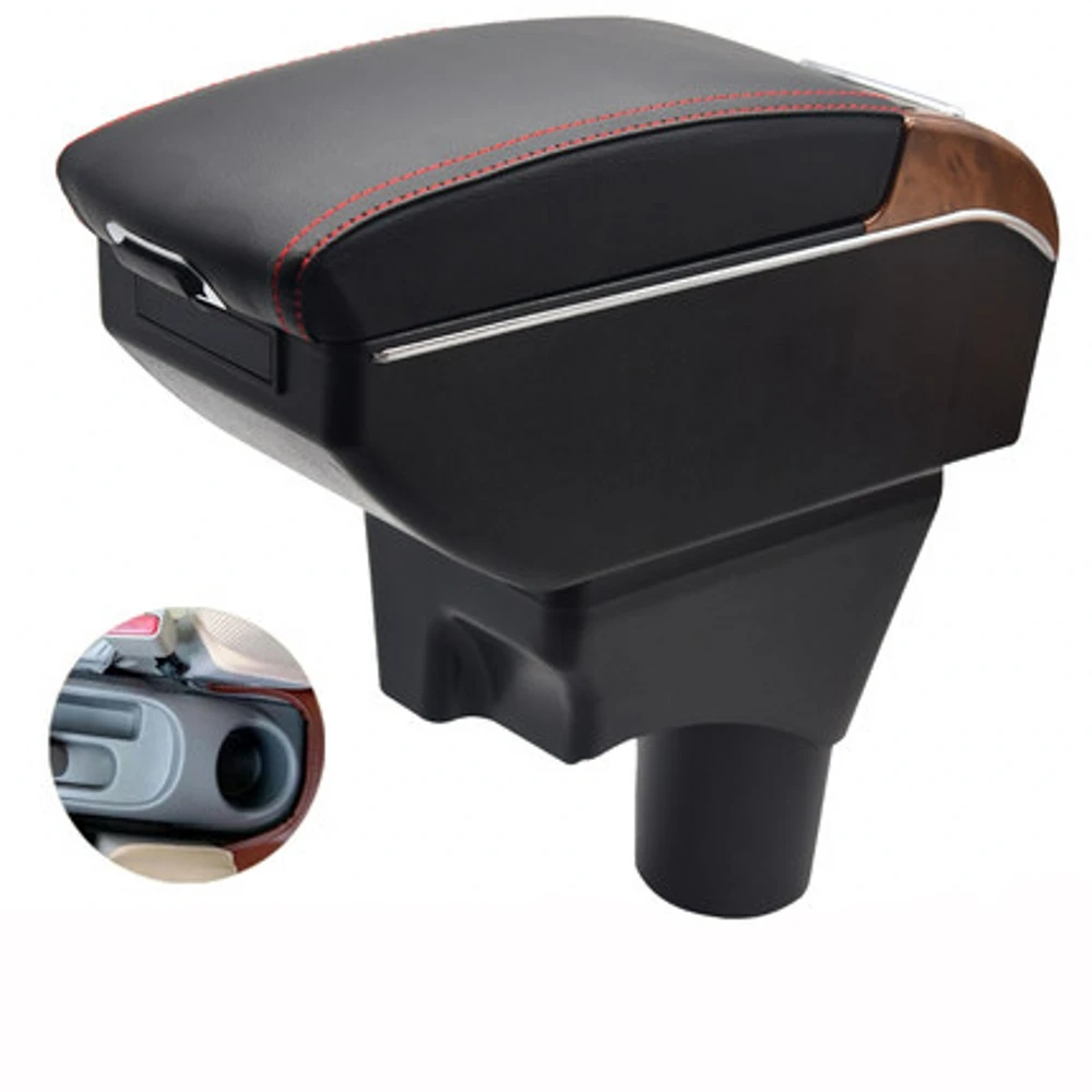 

For Nissan Sunny Versa Almera Armrest Box Retrofit Parts Car Arm Rest Center Storage Case Accessories Interior Special With USB